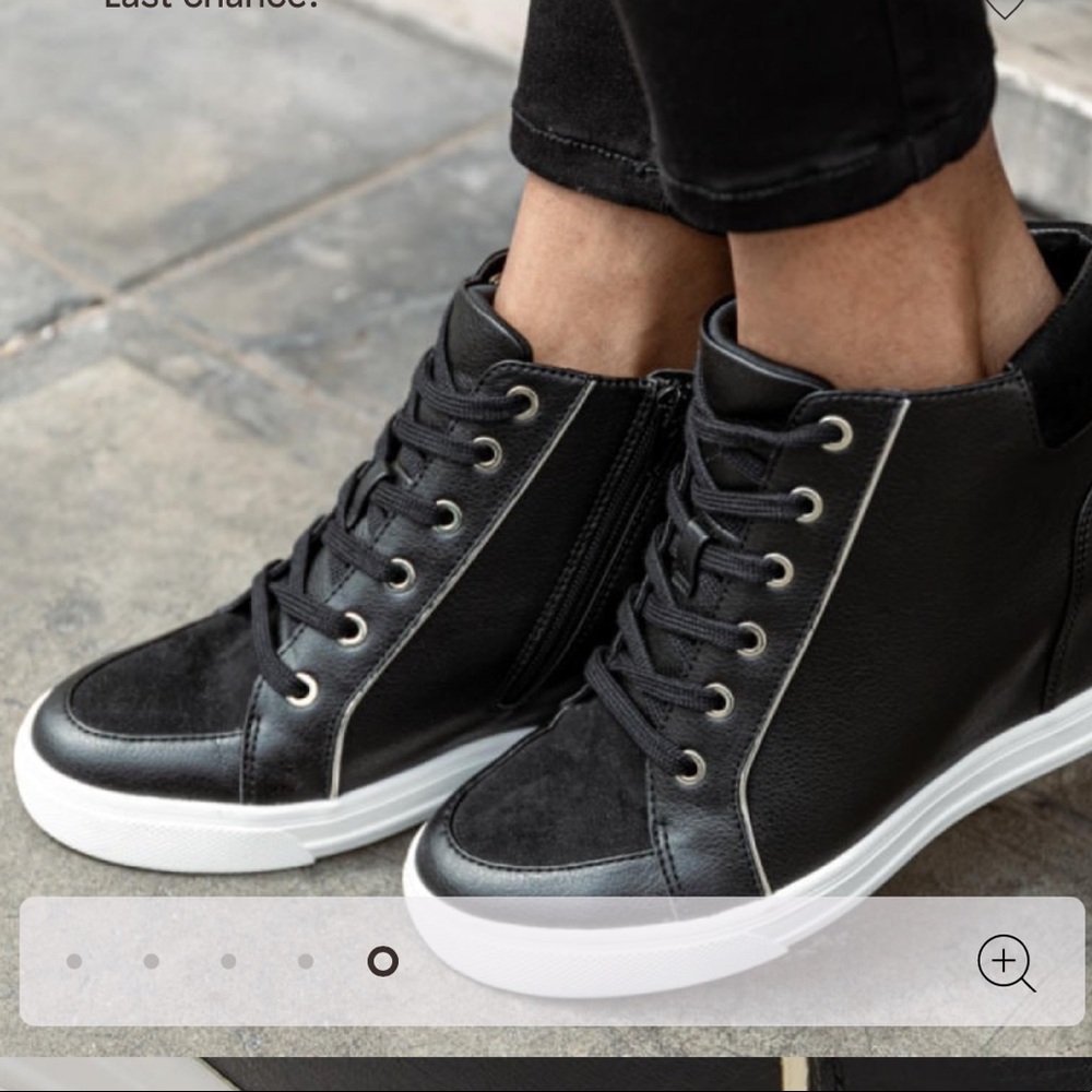 SOLD Aldo heeled sneaker